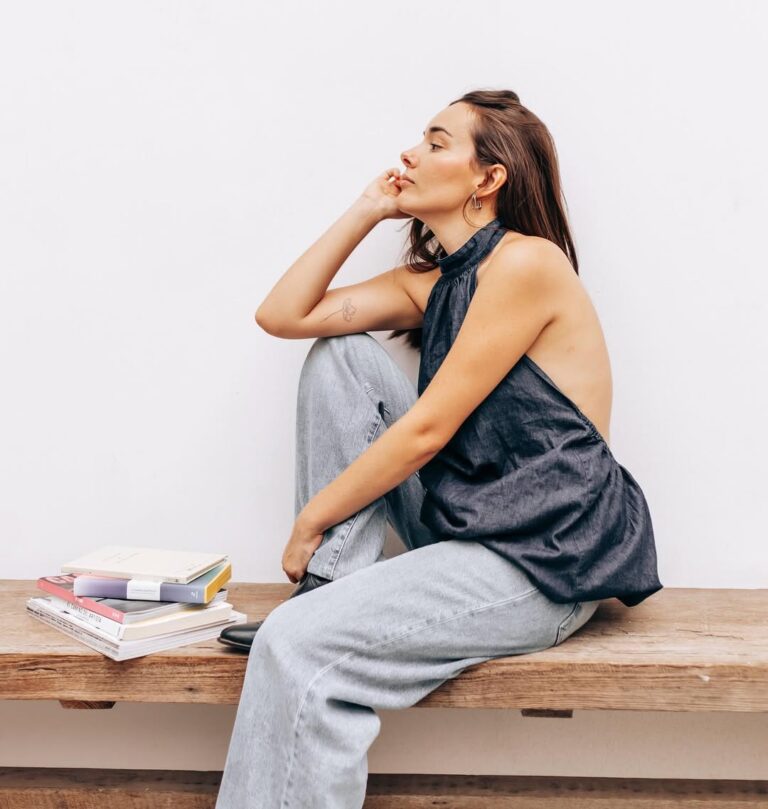 Andrea Centol, founder of the sustainable jewelry brand Nussa